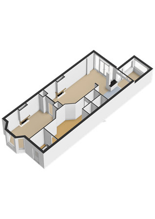 Floorplan - Jozef Israëlslaan 31, 2596 AM Den Haag